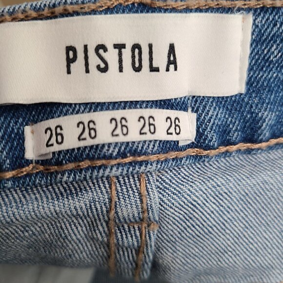 Pistola Nico High Rise Jean W/ Side Stripes Size 26 Button fly - Picture 10 of 10